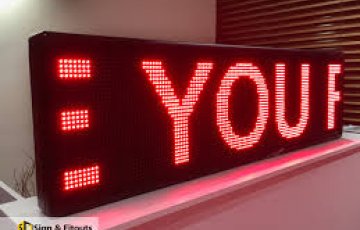 Kayan Yazı Led Tabela